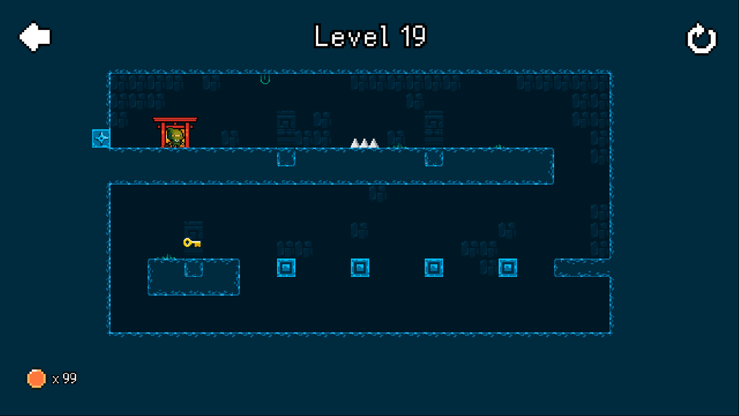 Getaway Ninja Game Level Before The Last Screenshot.