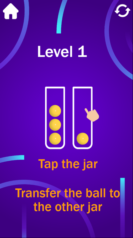 Glass Ball Puzzle Game How To Play Screenshot.