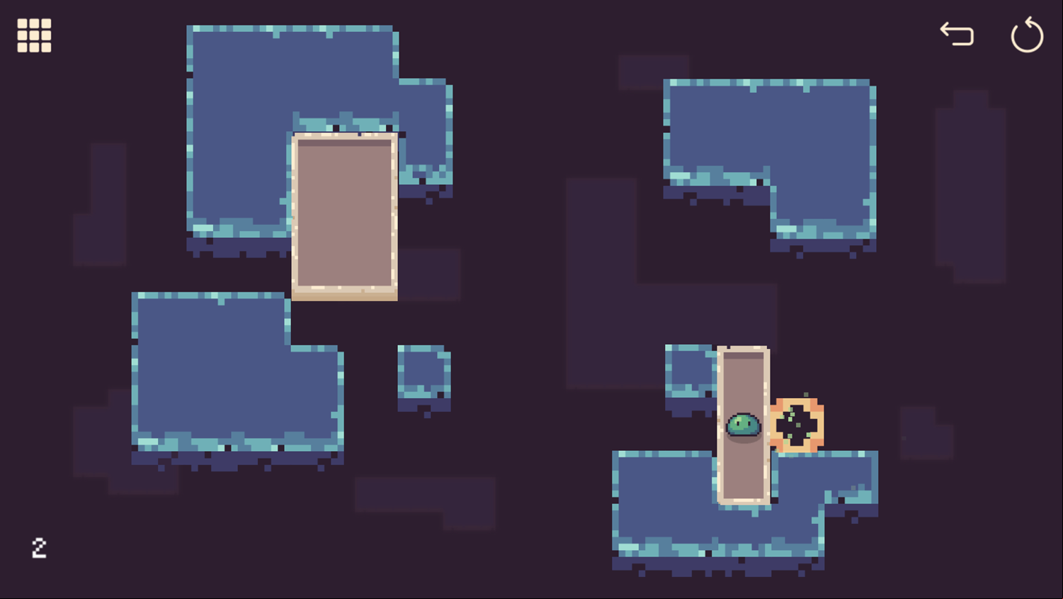 Glutek Game Level Complete Screenshot.