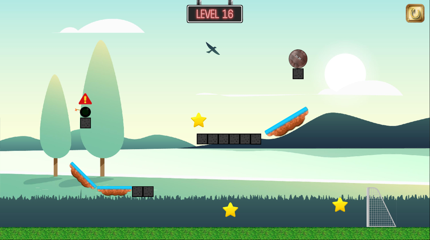 Goal Quest Game Level Challenge Screenshot.