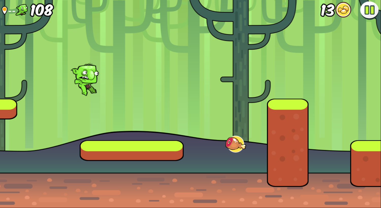 Goblin Run Game Play Screenshot.