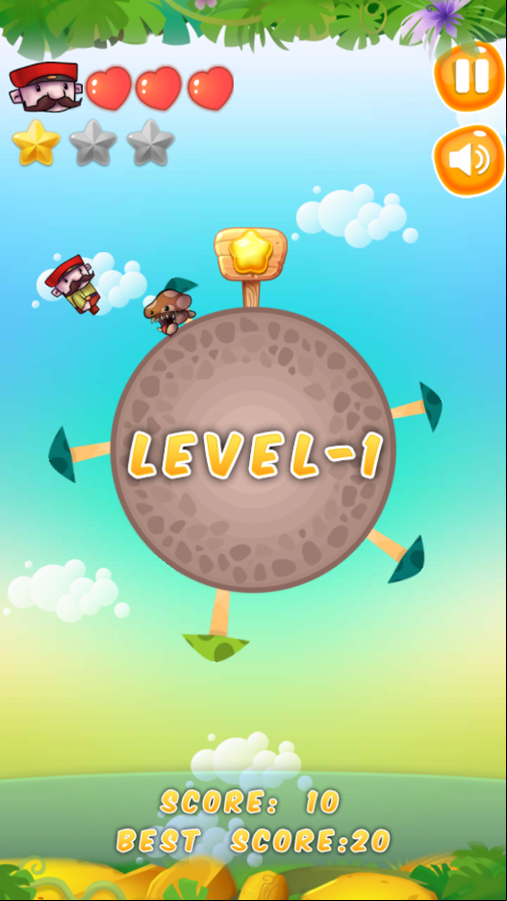 Gogi Adventure Game Play Screenshot.