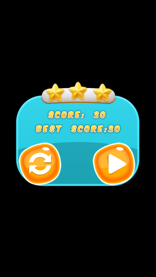 Gogi Adventure Game Level Complete Screenshot.