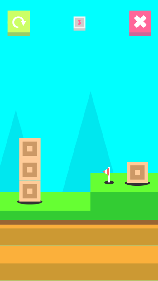 Golf Adventure Game Next Level Screenshot.