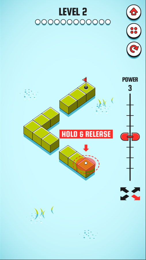 Golf World Game Screenshot.