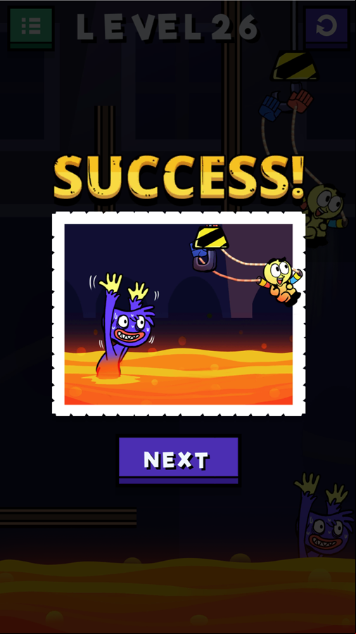 Grab Pack Playtime Game Level Beat Screen Screenshot.