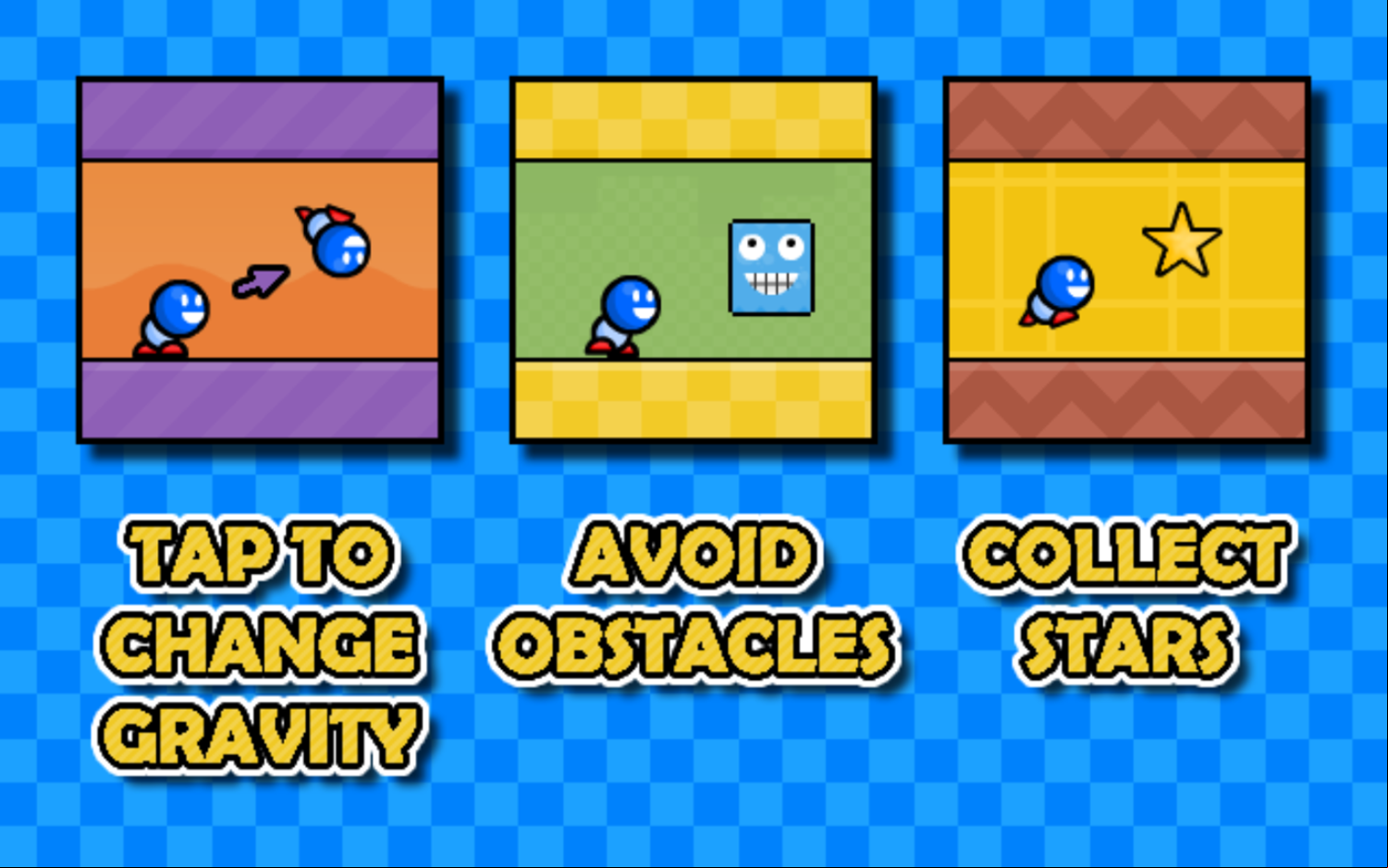 Gravity Run Game How To Play Screenshot.