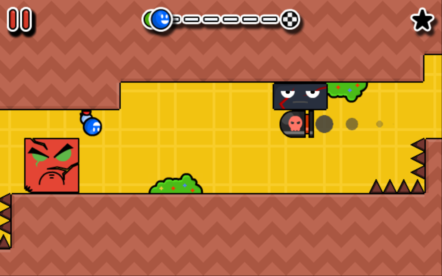 Gravity Run Game Last Level Screenshot.