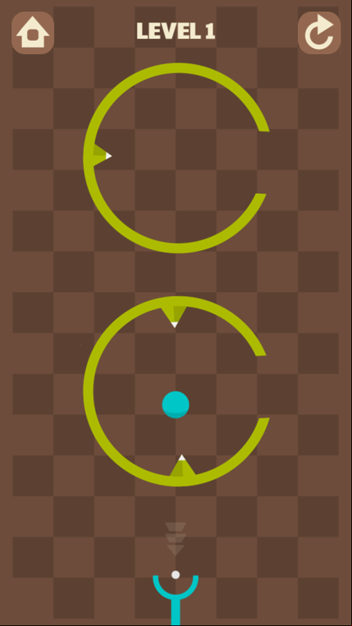 Green Prickle Game Level Play Screenshot.