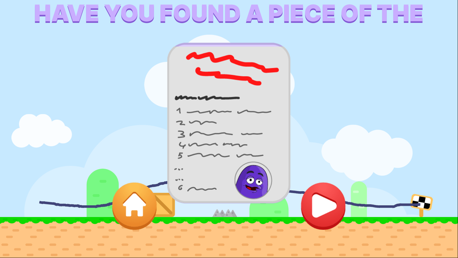 Grimace Shake Game Level Complete Screenshot.