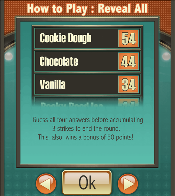 Guess It Game How to Play Reveal All Screen Screenshot.