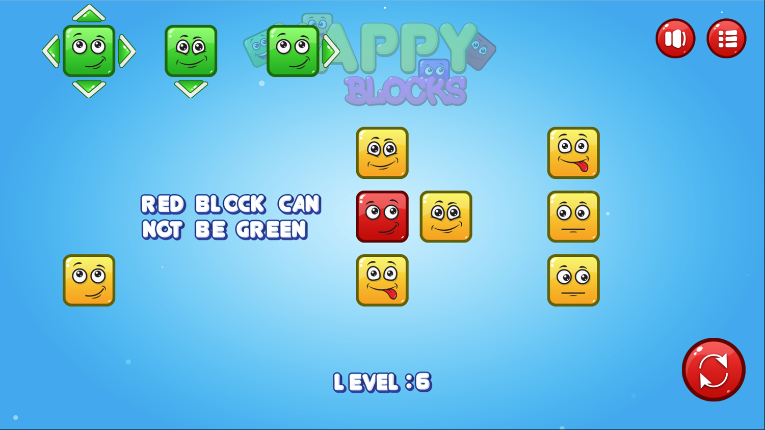 Happy Blocks Game Read Block Info Screenshot.