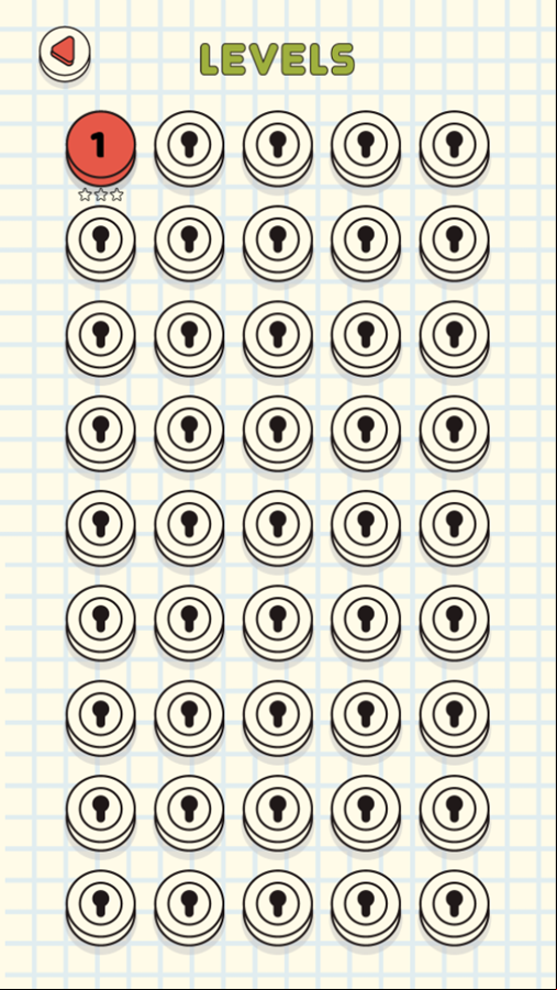Happy Filled Glass 2 Game Level Select Screenshot.