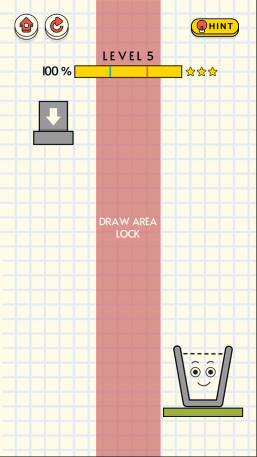 Happy Filled Glass 2 Game Next Level Screenshot.