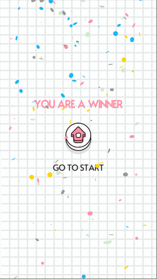 Happy Filled Glass 3 Game Beat Screen Screenshot.