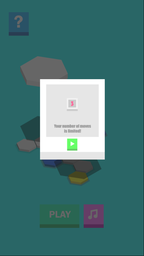 Hexa Path Game Instructions Screenshot.