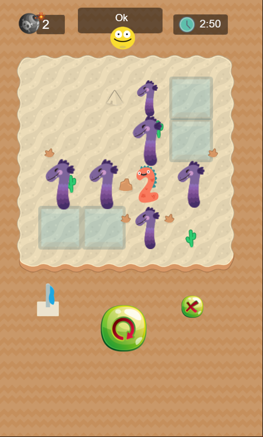 Hidden Monster Game Level Play Screenshot.