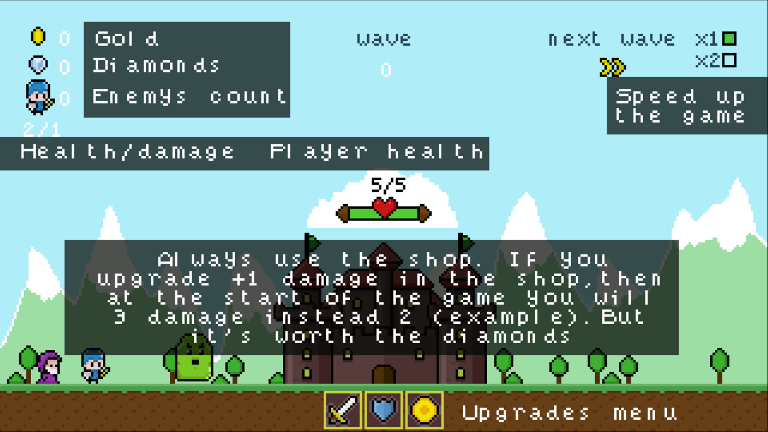 Hold Position 3 Gameplay Instructions Screenshot.