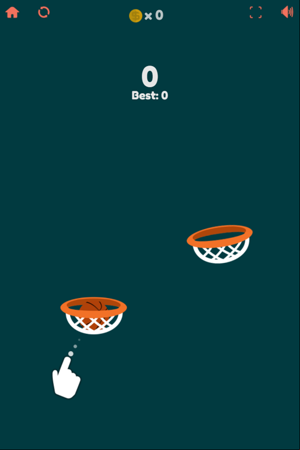 Hoops The Game Game Start Screenshot.