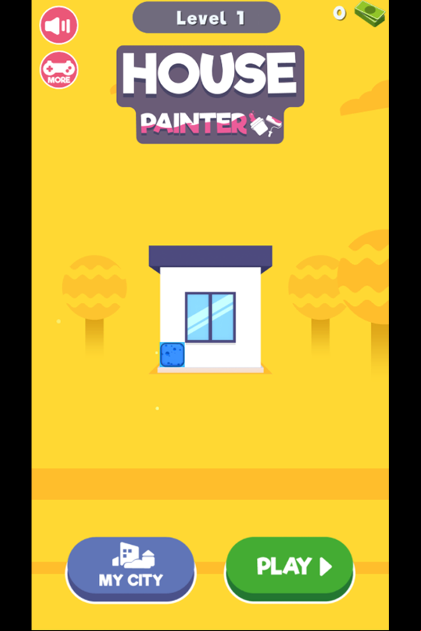 House Painter Welcome Screen Screenshot.
