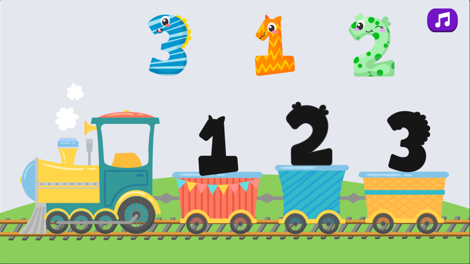 Identify The Number 3 Game Next Level Screenshot.