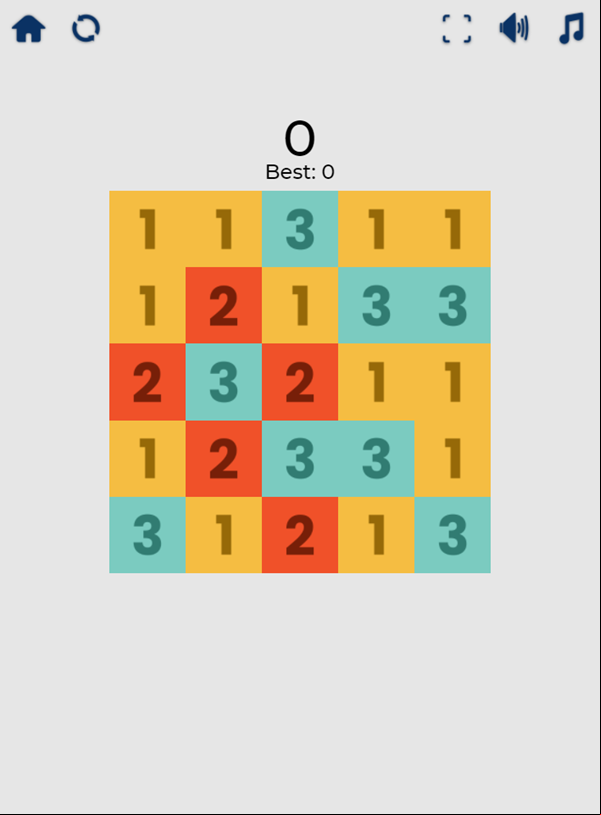 Impossible 10 Game Level Start Screenshot.