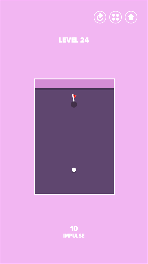 Impulse Ball Game First Level Screenshot.