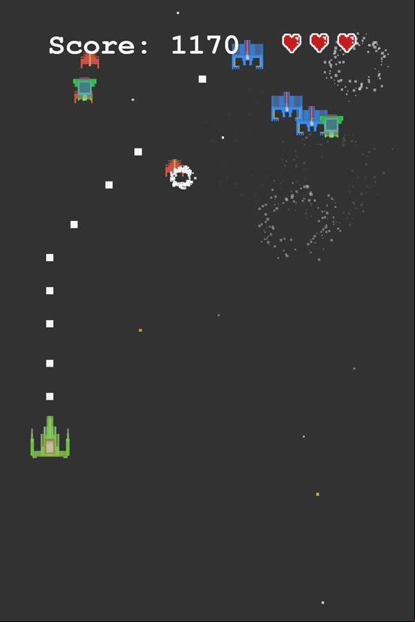 Invace Spaders Game Screenshot.