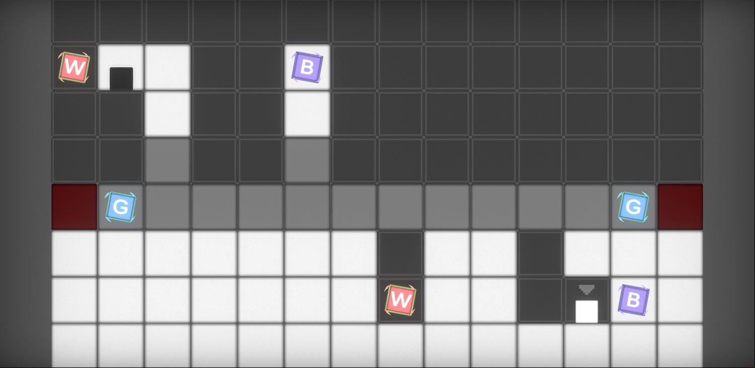 Inverse Game Gravity Square Screenshot.