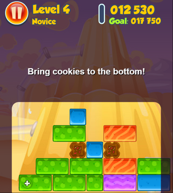 Jelly Collapse Game Extra Play Screenshot.