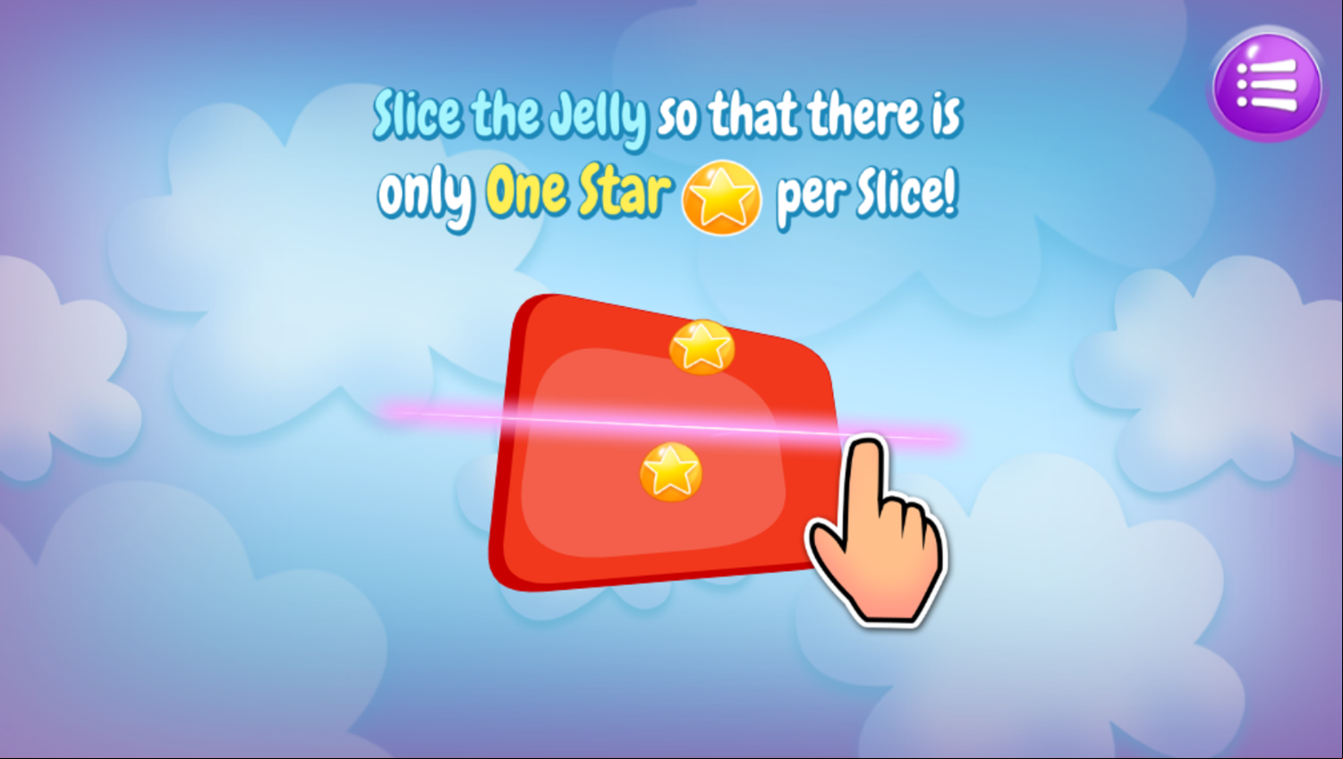 Jelly Slice Game How To Play Screenshot.