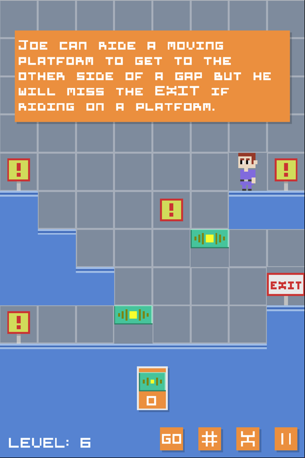 Joe Lost 2 Game Level 6 Walkthrough Screenshot.