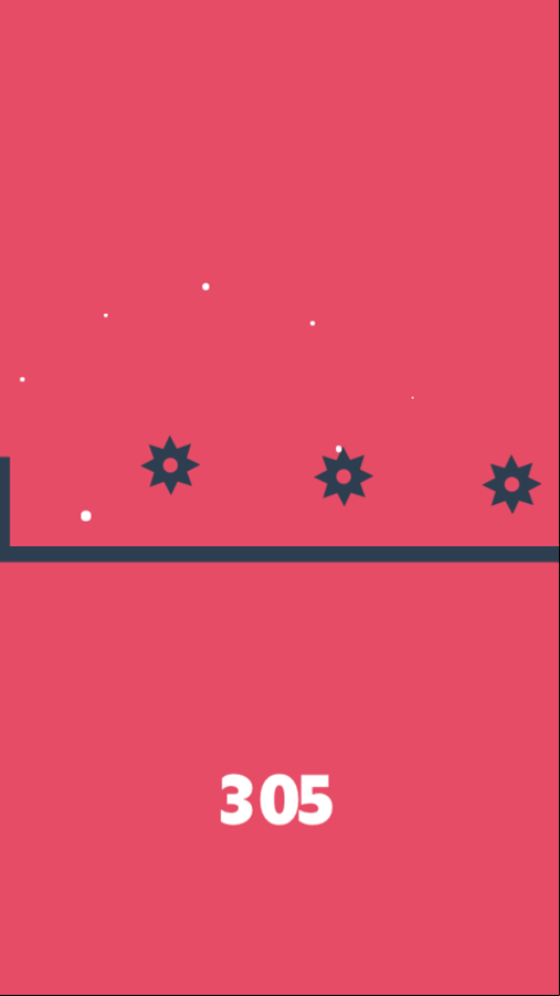 Jump Game Over Screenshot.