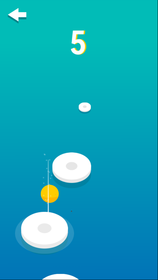 Jumping Ball Game Play Screenshot.