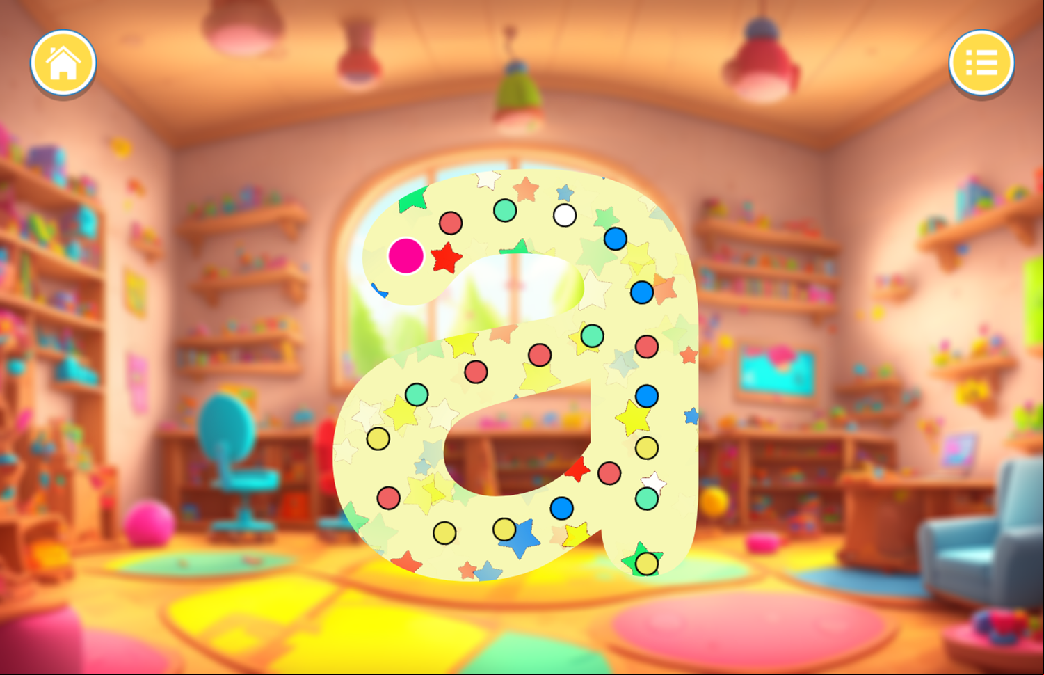 Kids Tracing Game Trace Start Screenshot.