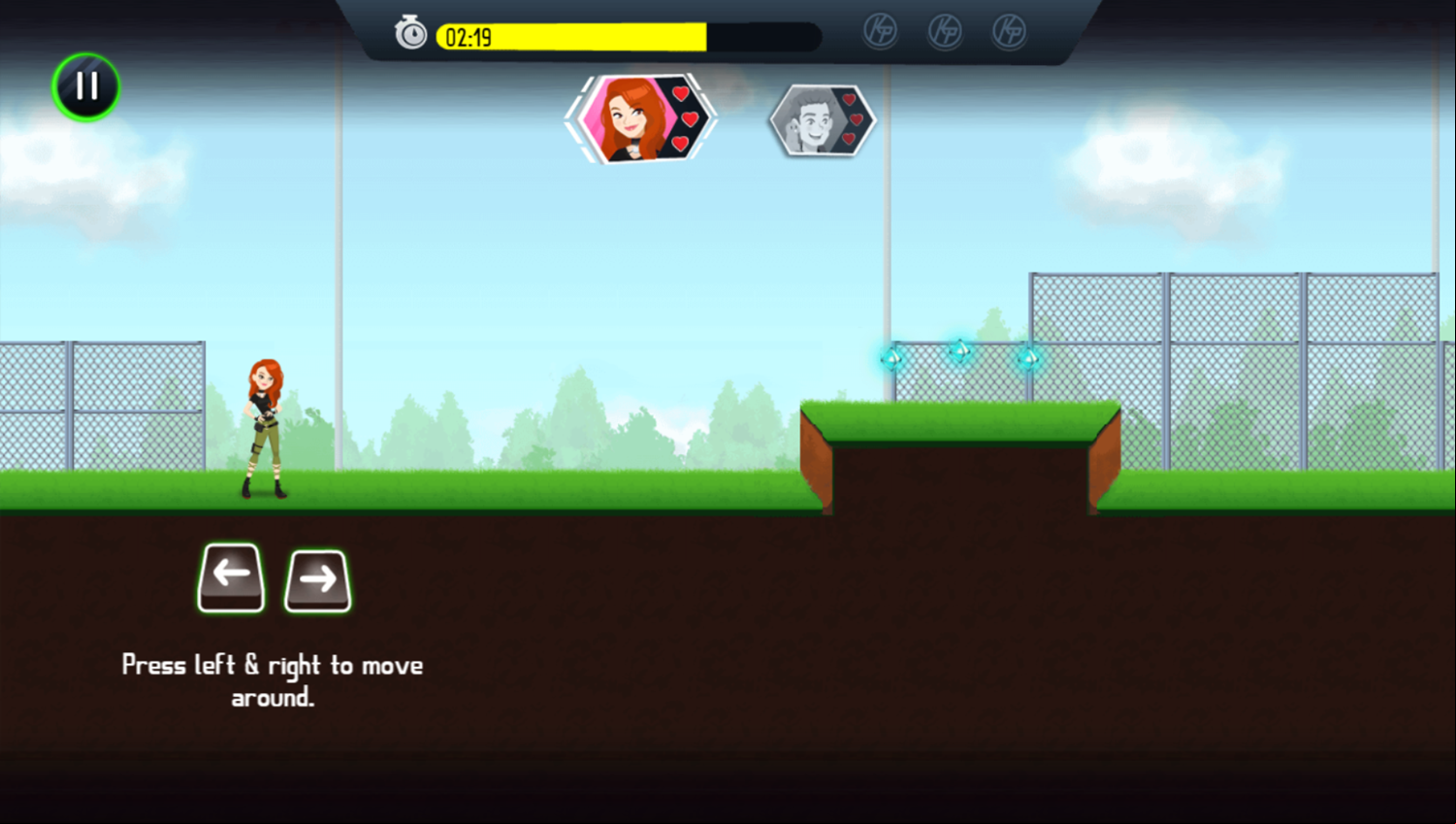 Kim Possible Mission Improbable Game How To Move Screenshot.