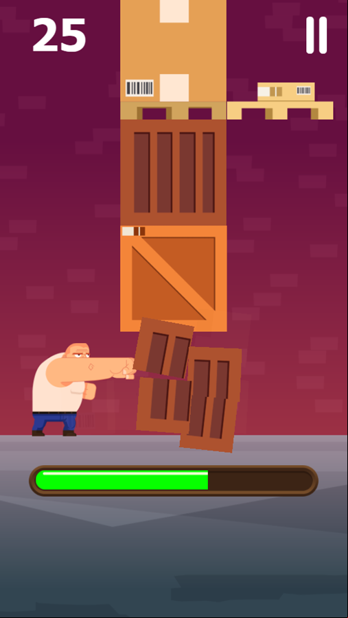 King Hit Game Play Screenshot.