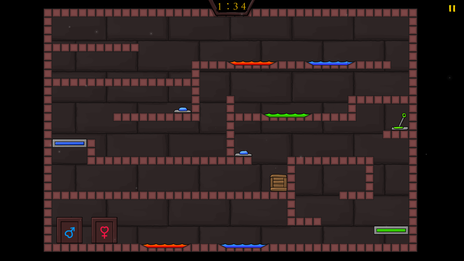 Kissy Missy and Huggy Wuggy Game Level Complete Screenshot.