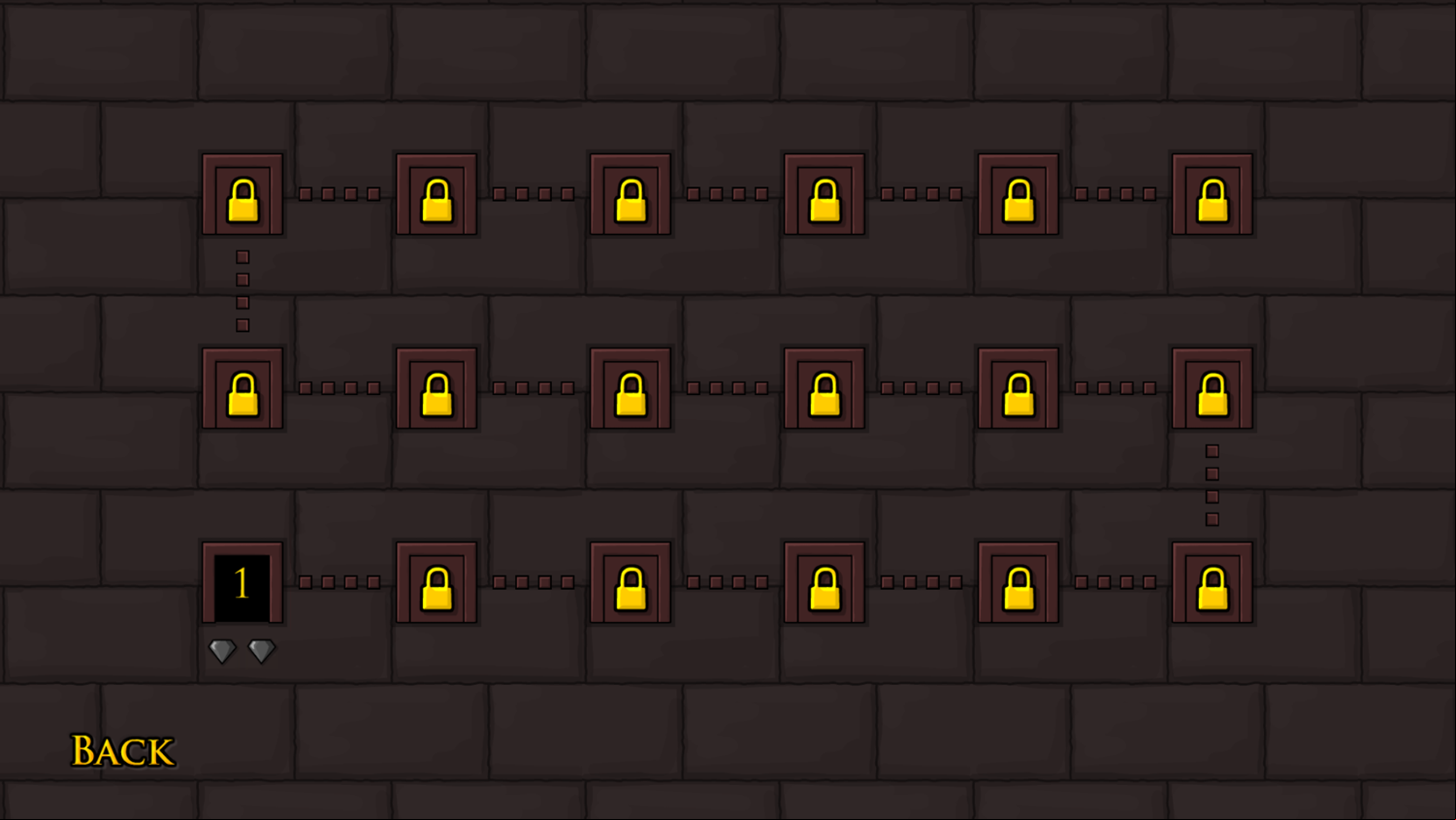 Kissy Missy and Huggy Wuggy Game Level Select Screenshot.
