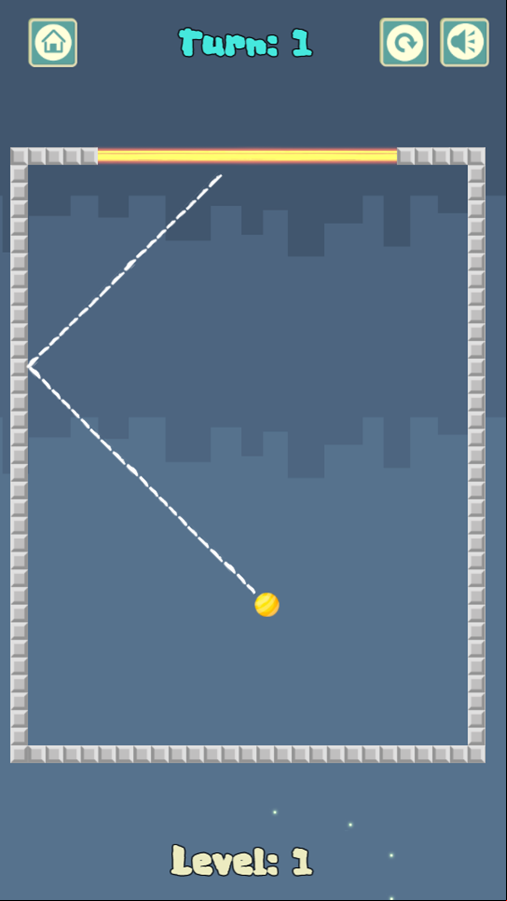 Launch The Ball Game Level Start Screenshot.