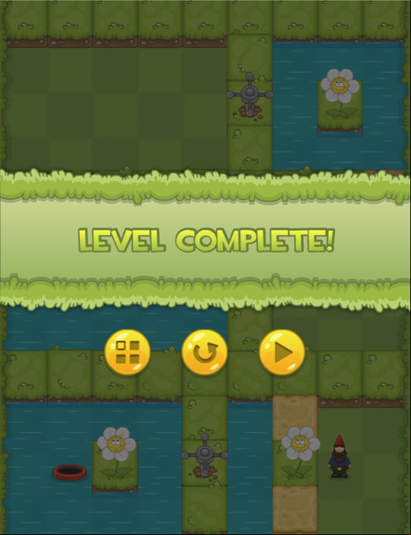 Let Me Grow Level Complete Screen Screenshot.