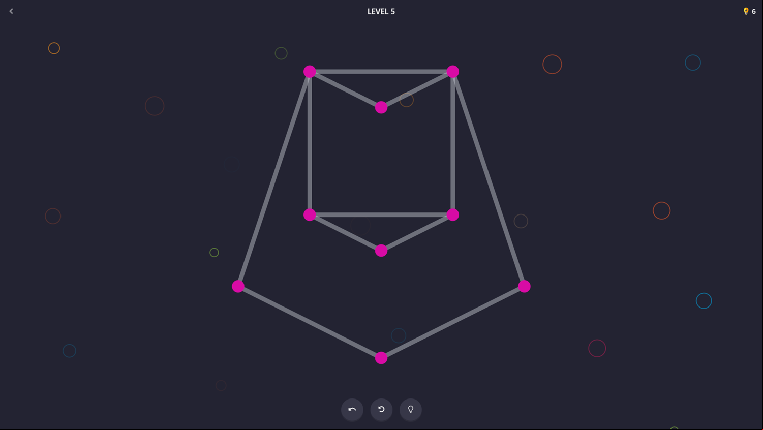 Line and Dots Game Next Level Screenshot.