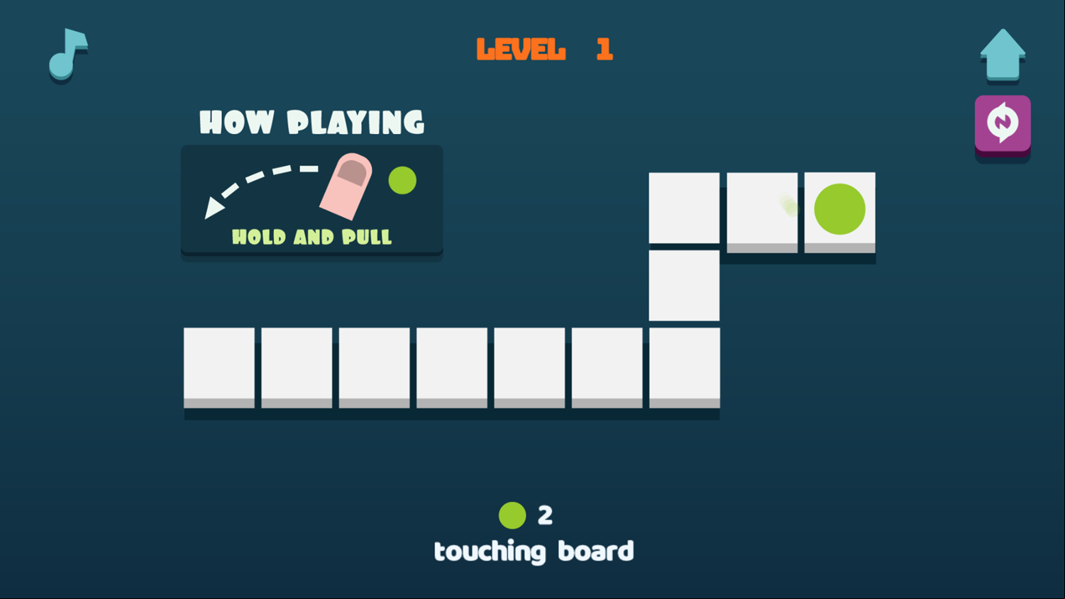 Line Road Game Level Complete Screenshot.