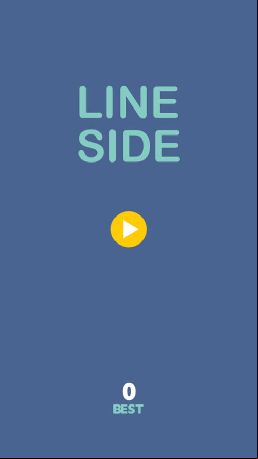 Line Side Game Welcome Screen Screenshot.