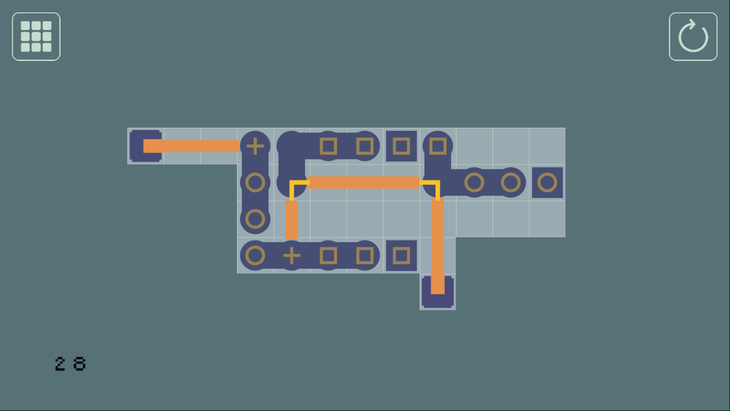 LinkSnake Game Final Level Complete Screenshot.