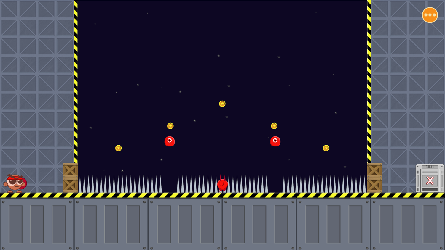 Lost Glider Game Final Space Level Screenshot.