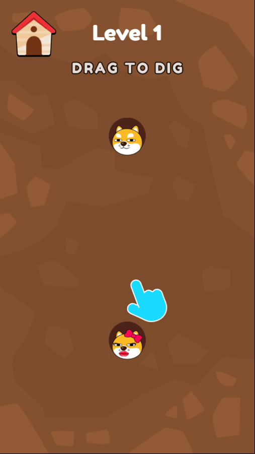 Love Doge Collect Game How To Play Screenshot.