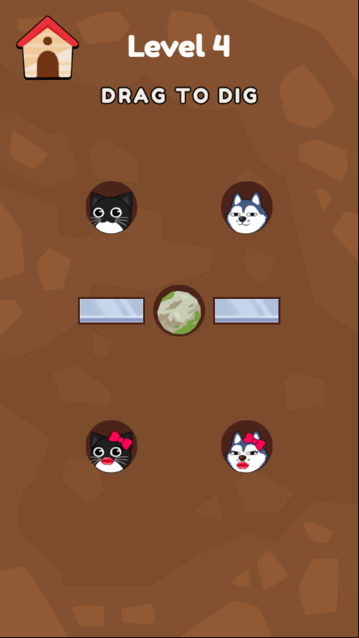Love Doge Collect Game Next Level Screenshot.