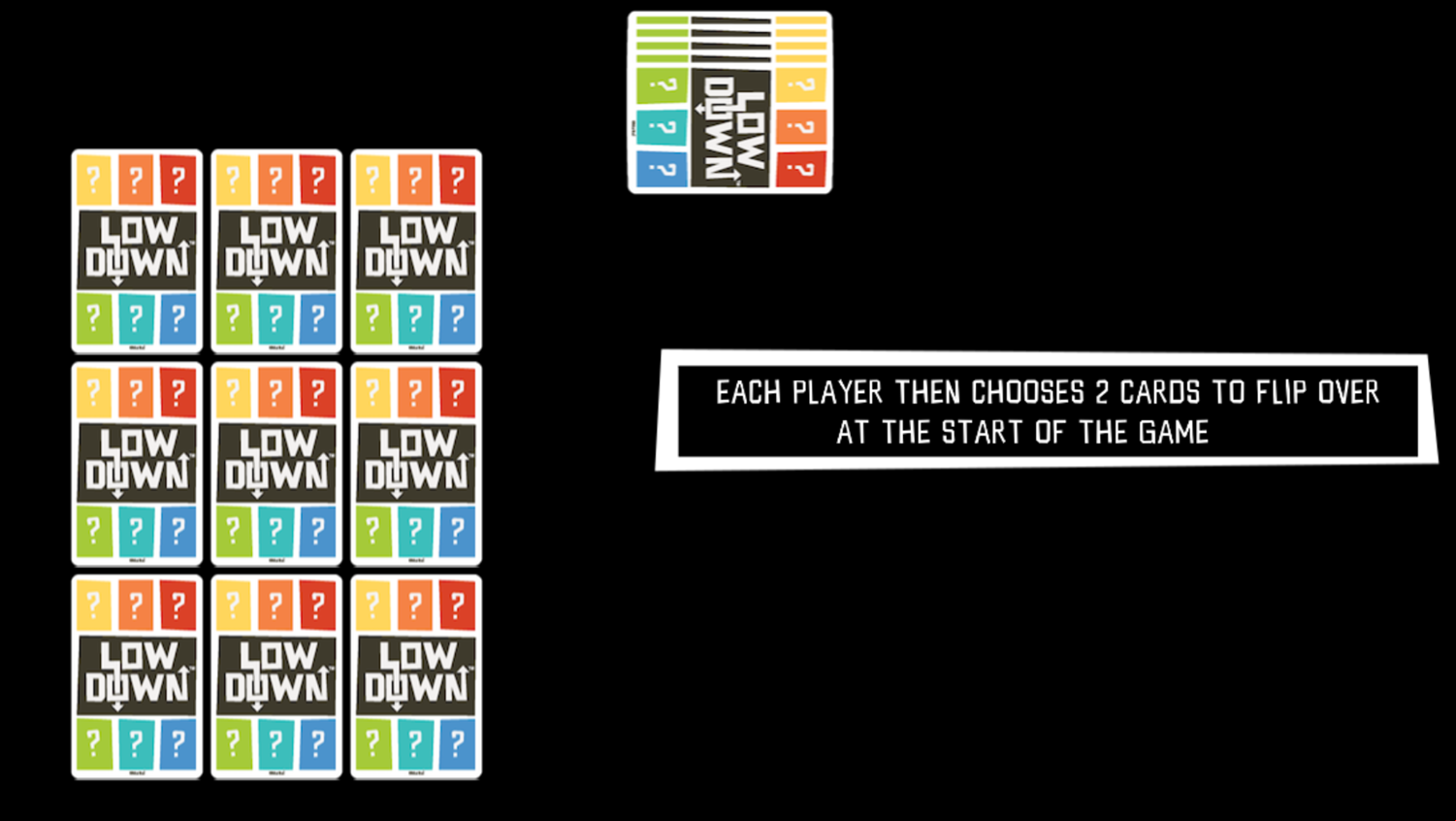 Low Down Game How To Play Screenshot.