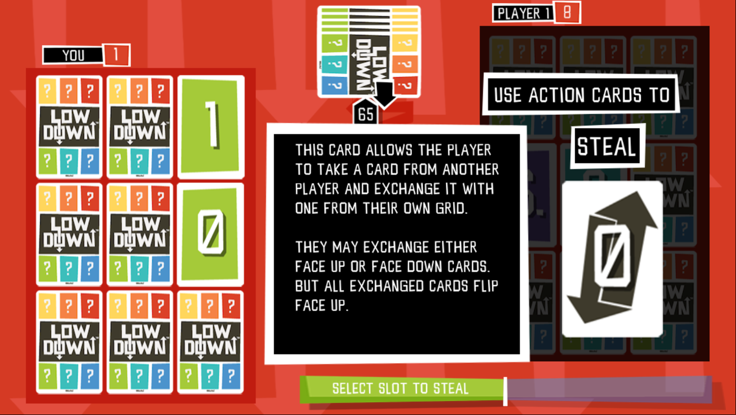 Low Down Game Steal Screenshot.